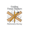 Mathematics Journey Sticker — "Guiding Future Thinkers" Teacher Appreciation Kiss-Cut