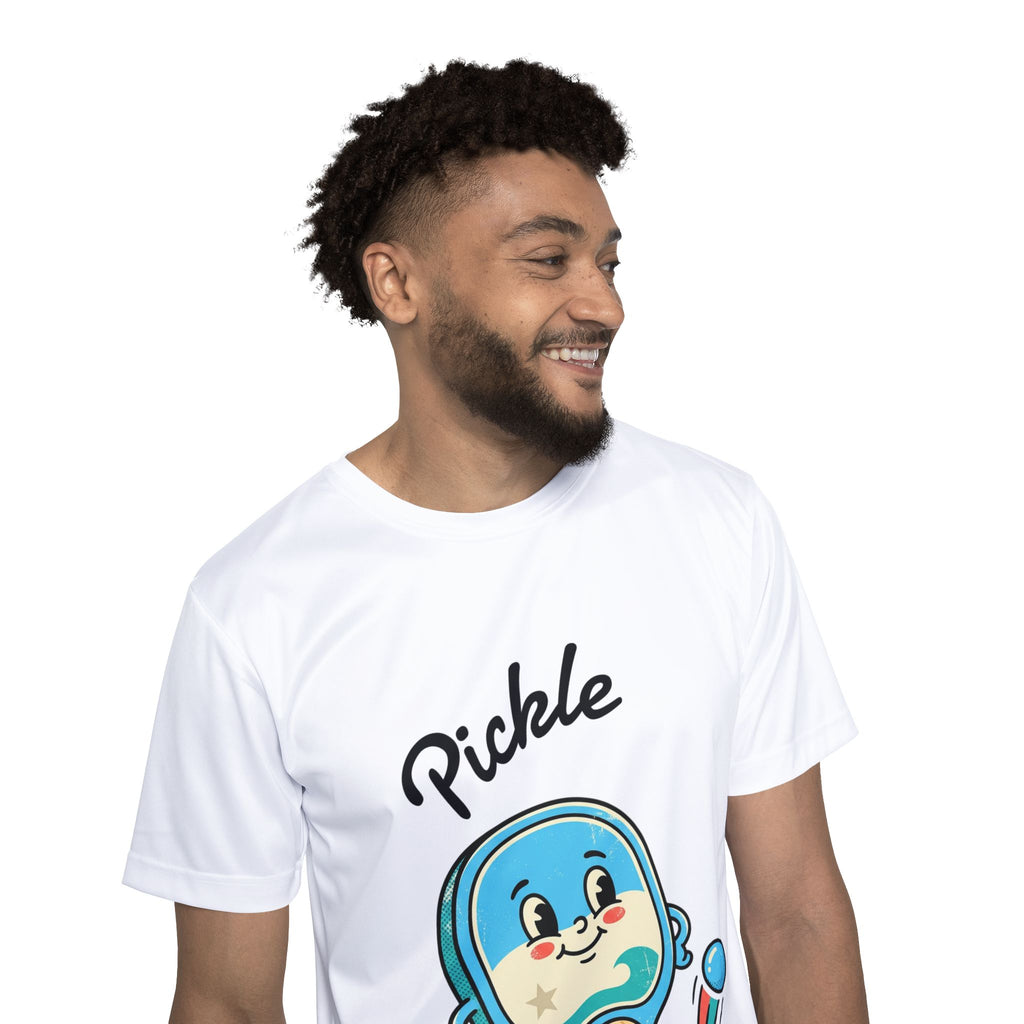 Pickleball Warrior Sports Jersey — Cute Pickle Character Athletic Tee