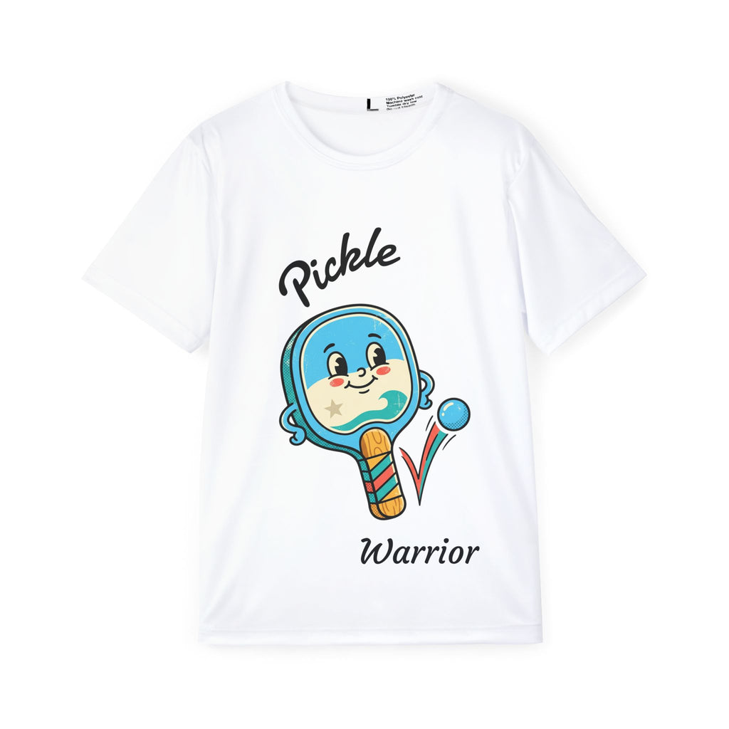 Pickleball Warrior Sports Jersey — Cute Pickle Character Athletic Tee