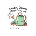 Teacher Sticker – “Growing Curious Minds Every Day” Kiss-Cut Sticker