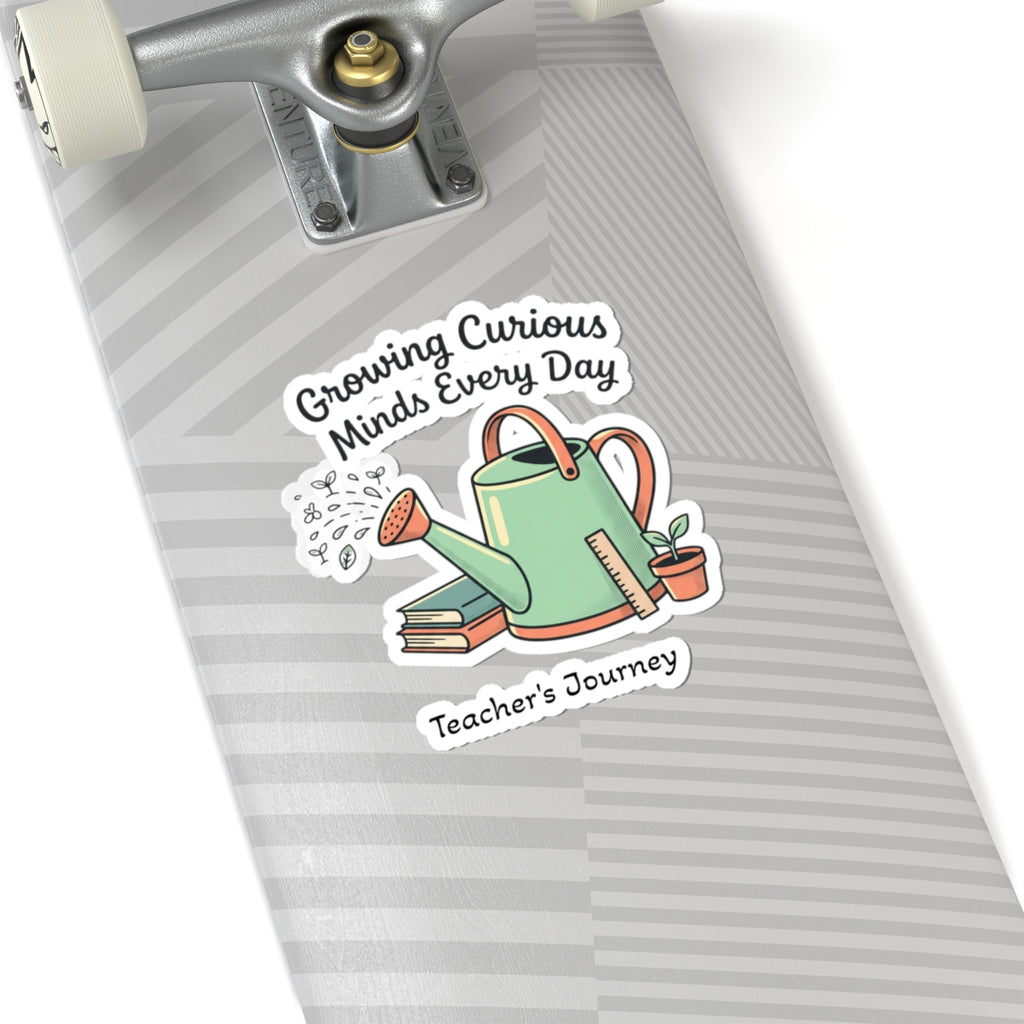 Teacher Sticker – “Growing Curious Minds Every Day” Kiss-Cut Sticker