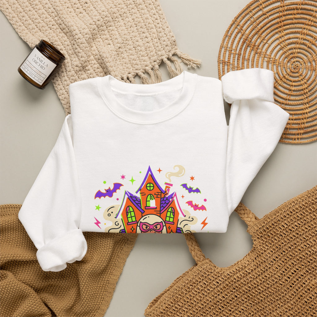 Halloween “I’m Only Here for the Candy” Crewneck Sweatshirt