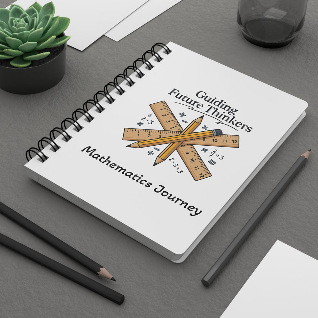 Mathematics Journey Spiral Notebook — Guiding Future Thinkers Teacher Gift