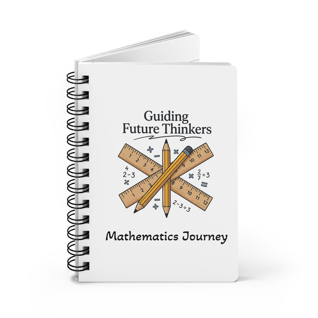 Mathematics Journey Spiral Notebook — Guiding Future Thinkers Teacher Gift