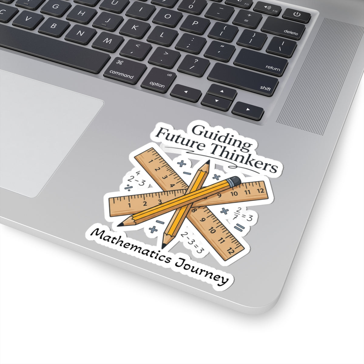 Mathematics Journey Sticker — "Guiding Future Thinkers" Teacher Appreciation Kiss-Cut