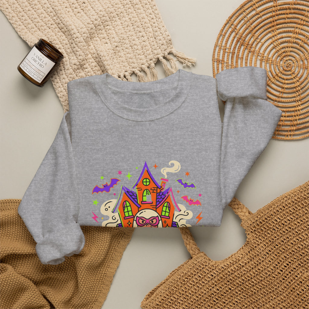 Halloween “I’m Only Here for the Candy” Crewneck Sweatshirt