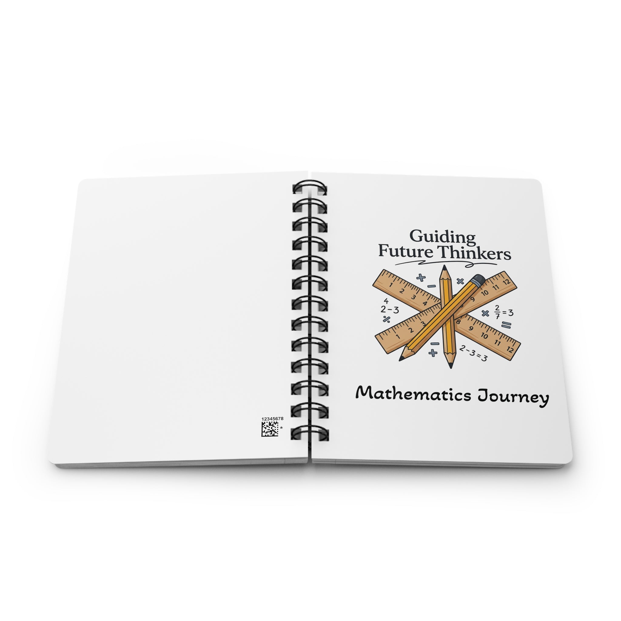 Mathematics Journey Spiral Notebook — Guiding Future Thinkers Teacher Gift